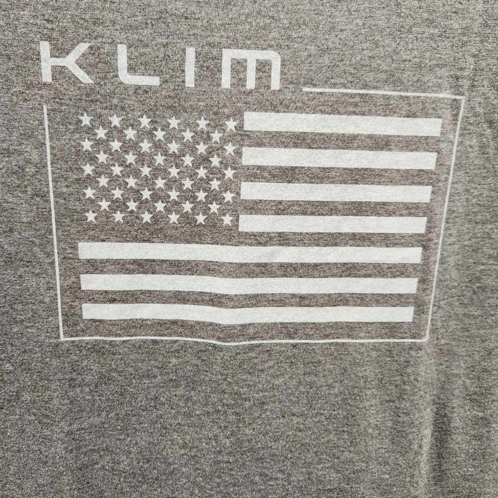 COPY - Patriot Klim Flag Tri-Blend Tee, Gray, large